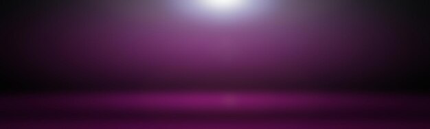 Studio Background Concept astratto vuoto sfumato di luce viola camera studio sfondo per prodotto Plain Studio background