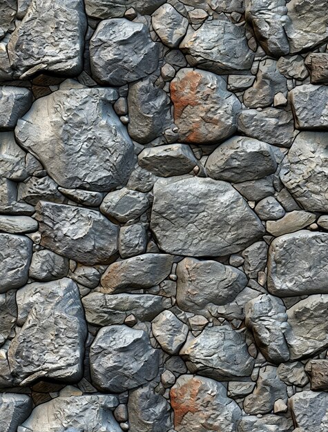 Superficie fotorealista della parete in pietra