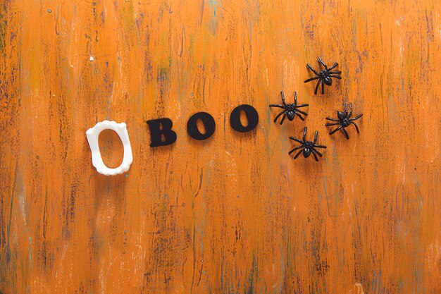 Superscrizione di Boo e ragni