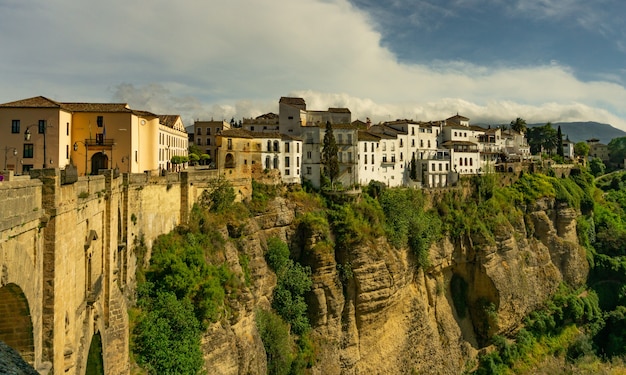 "tajo" de ronda città turistica dell'andalucia spagna