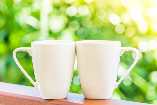 Tazza di caffè bianco