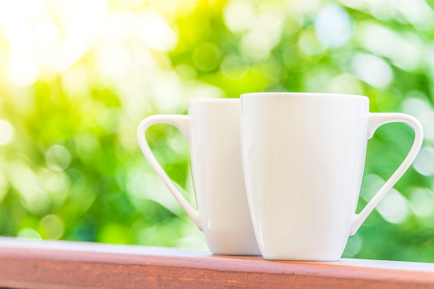 Tazza di caffè bianco