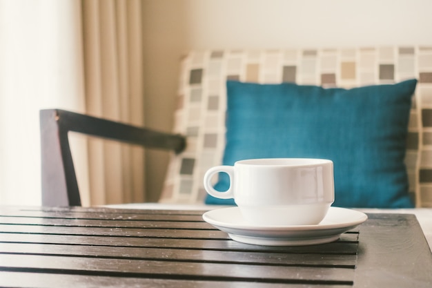 Tazza di caffè bianco