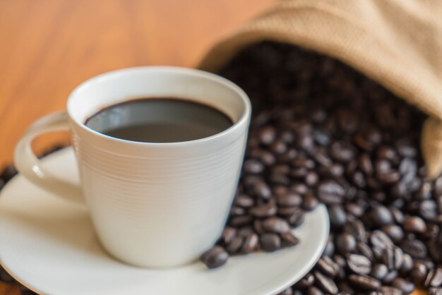 Tazza di caffè nero