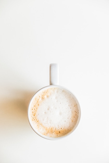 Tazza di caffè vista dall&#39;alto