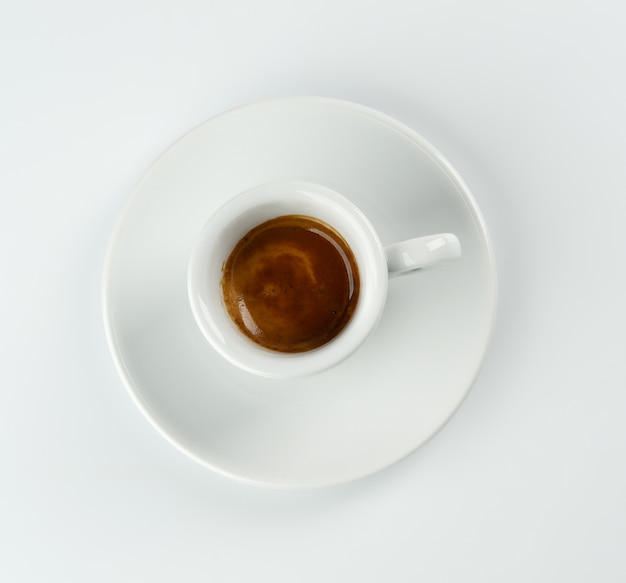 Tazza di espresso dall&#39;alto