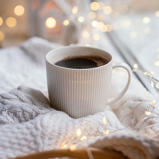 Tazza di tè e biscotti