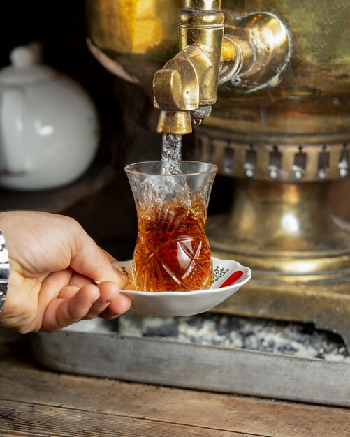 Tè Samovar con aroma viola