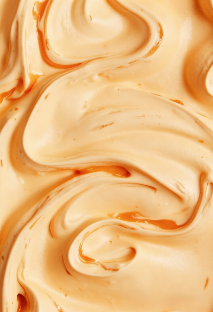 Foto gratuito texture a forma di caramello ondulato