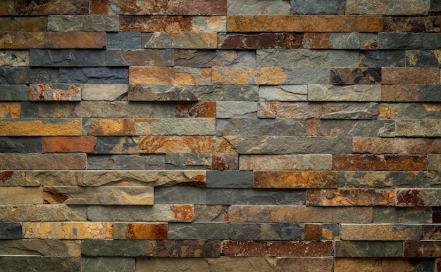 Texture di mattoni di rivestimento in marmo scheggiato sullo sfondo