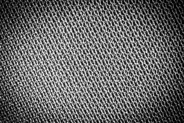 Texture e superficie in cotone nero