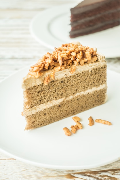 torta al cioccolato decorazione sfondo di dessert