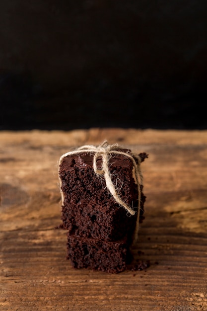 Torta fatta in casa fatta di cioccolato