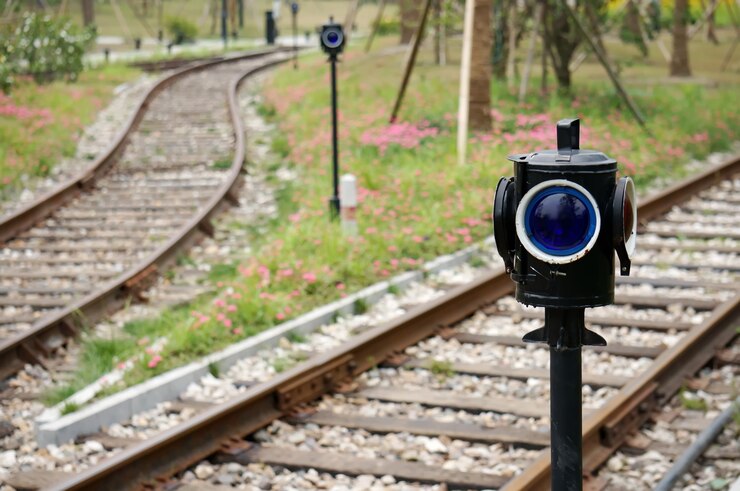 Foto gratuito tracce ferroviarie