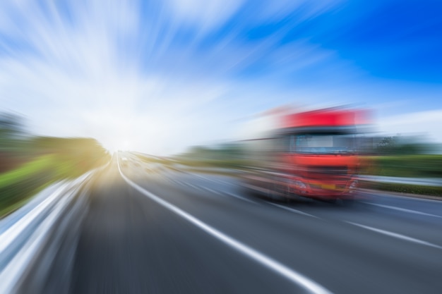 Traffico sull&#39;autostrada