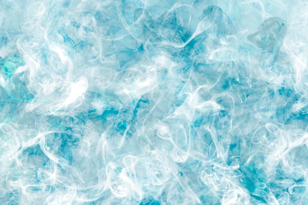 Trama di sfondo fumo, disegno astratto blu