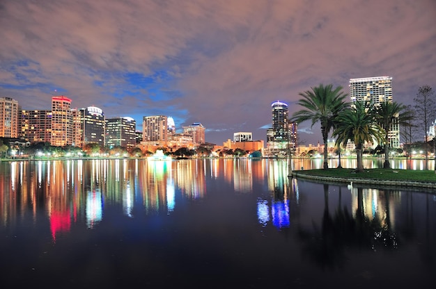 Tramonto del centro di Orlando