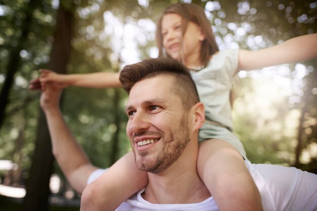 Trascorrere un po 'di tempo con papà