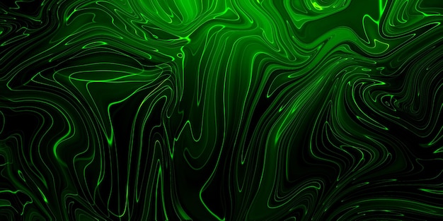 Trasparente Verde creatività arte moderna I colori dell'inchiostro sono incredibilmente luminosi, luminosi, traslucidi, fluidi e si asciugano rapidamente Motivo naturale di lusso Opere d'arte astratte Stile trendy