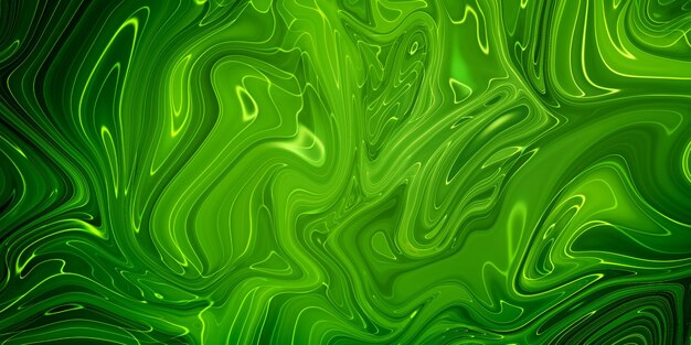 Trasparente Verde creatività arte moderna I colori dell'inchiostro sono incredibilmente luminosi, luminosi, traslucidi, fluidi e si asciugano rapidamente Motivo naturale di lusso Opere d'arte astratte Stile trendy