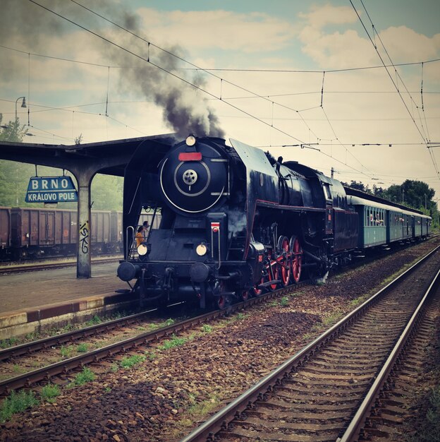 &quot;Treno alla stazione ferroviaria&quot;