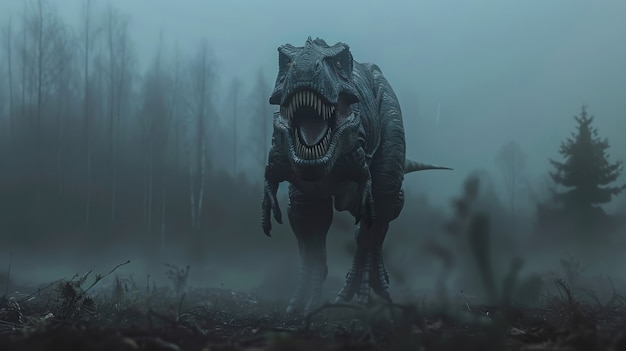 Tyrannosaurus rex in natura