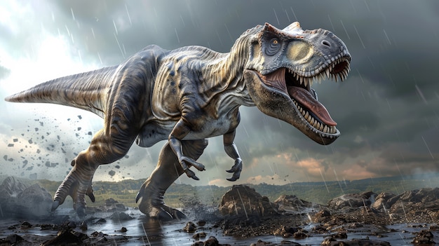 Tyrannosaurus rex in natura