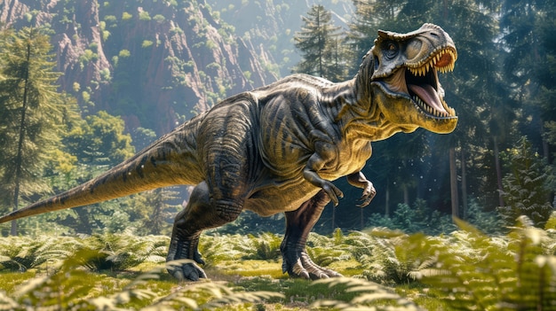 Tyrannosaurus rex in natura