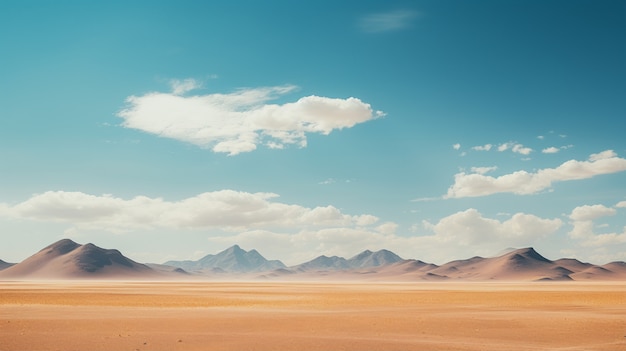 Un bellissimo paesaggio desertico