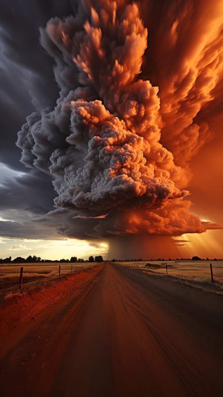 Foto gratuito un bellissimo paesaggio nuvoloso