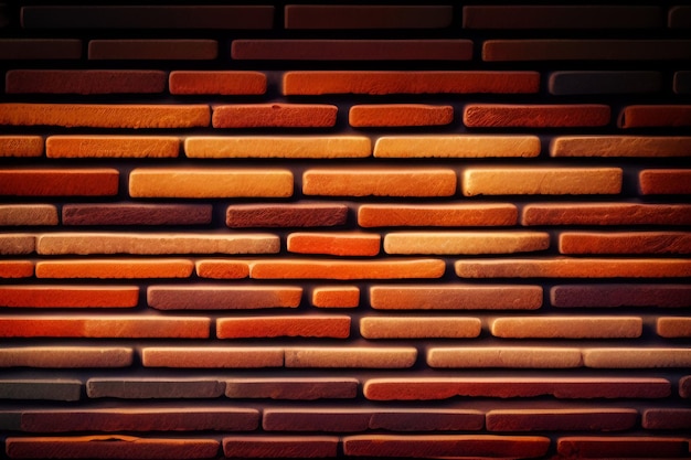 Un muro di mattoni con la scritta "sopra".