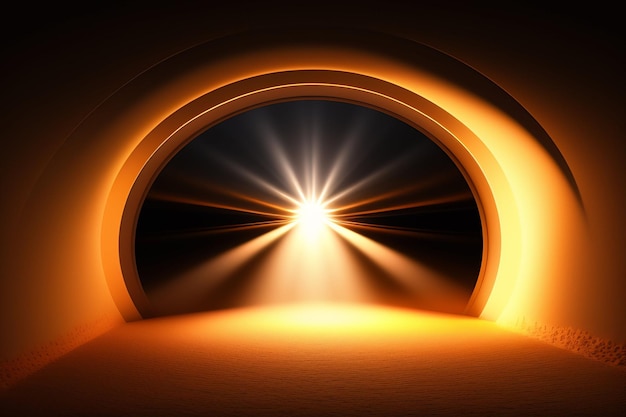 Una luce alla fine di un tunnel