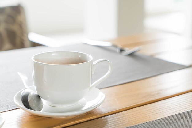 una tazza di caffè per la prima colazione