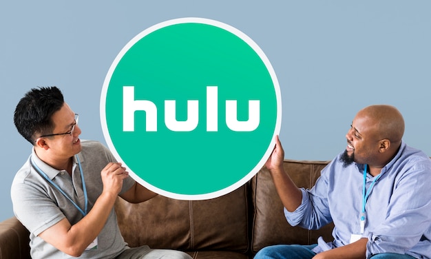 Uomini che mostrano un&#39;icona di Hulu