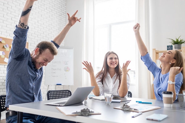 Uomini d'affari, lavoro di squadra