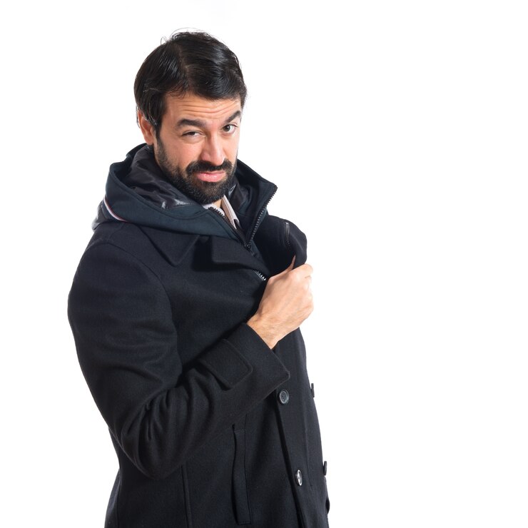 Foto gratuito uomo bello sopra bianco