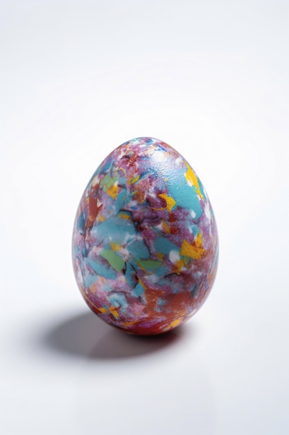 Uovo decorativo di Pasqua in studio