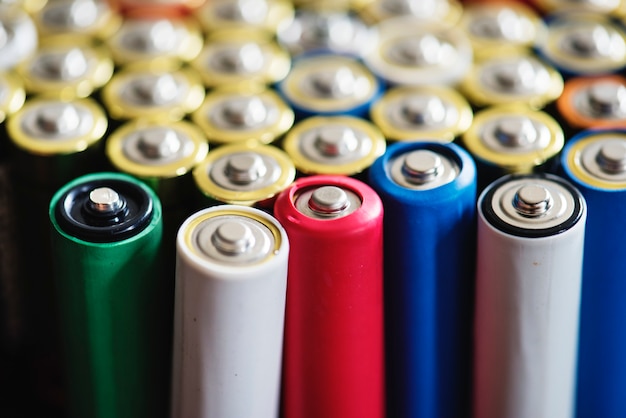 Vari di sfondo batteria alcalina