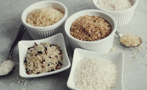 Vari tipi di riso