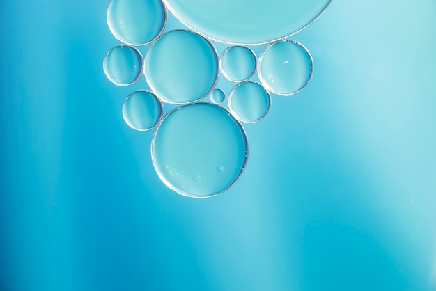 Varia struttura astratta delle bolle del turchese
