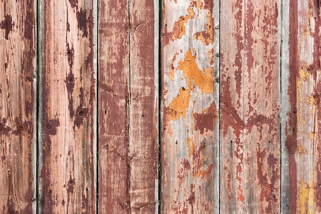 Vecchio fondo di legno marrone arrugginito d'annata