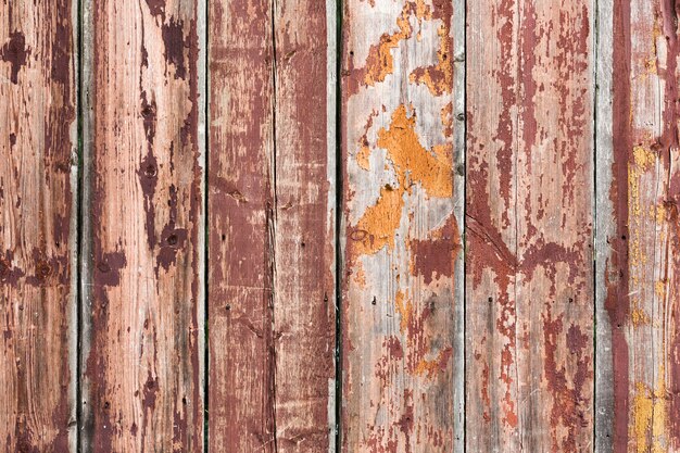 Vecchio fondo di legno marrone arrugginito d'annata