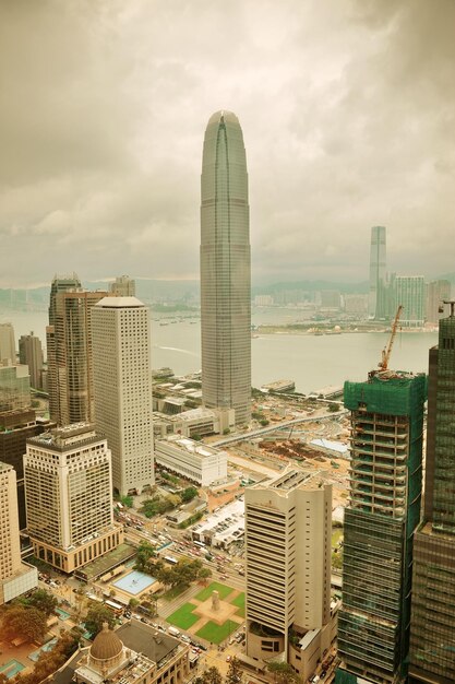 Veduta aerea di Hong Kong