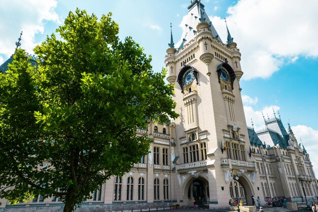 Veduta del Palazzo della Cultura a Iasi Romania