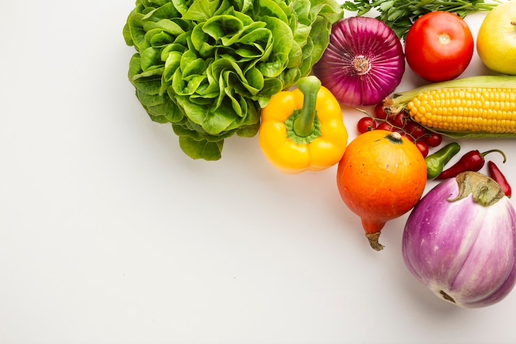 Foto gratuito verdure sane ricche di vitamine