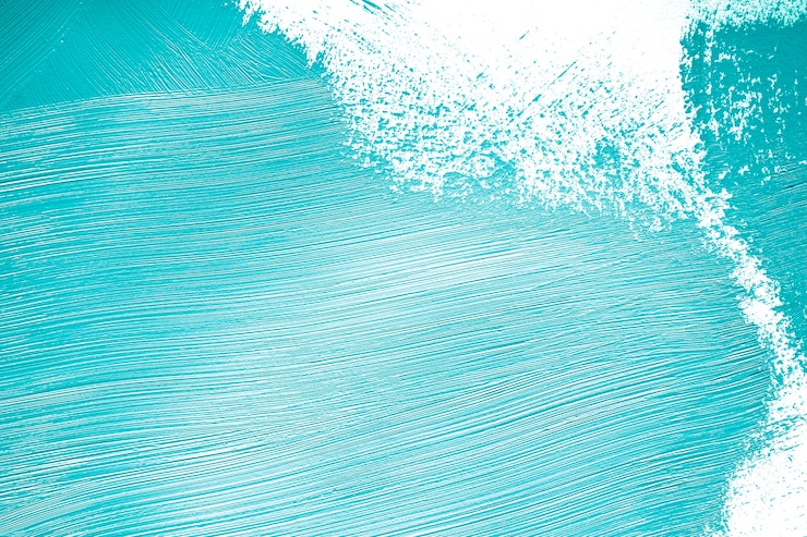 Foto gratuito vernice blu applicata con il pennello