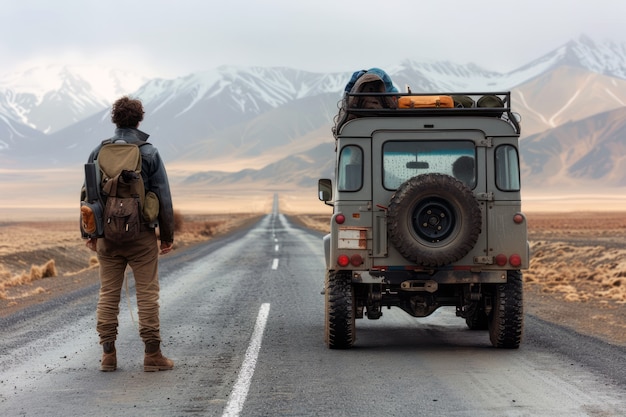 Viaggiare con un'auto fuoristrada