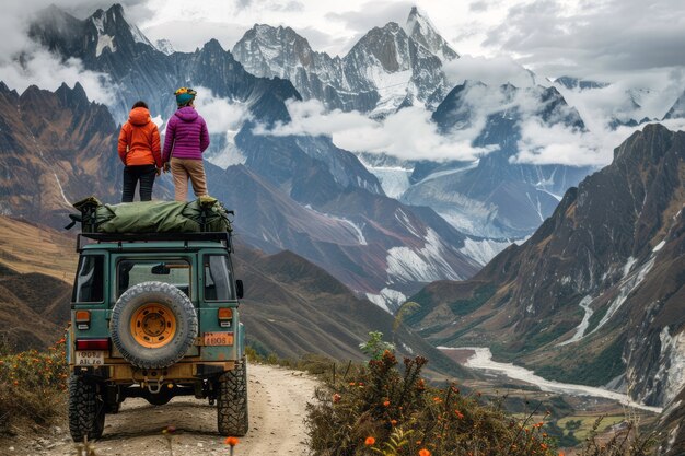 Viaggiare con un'auto fuoristrada