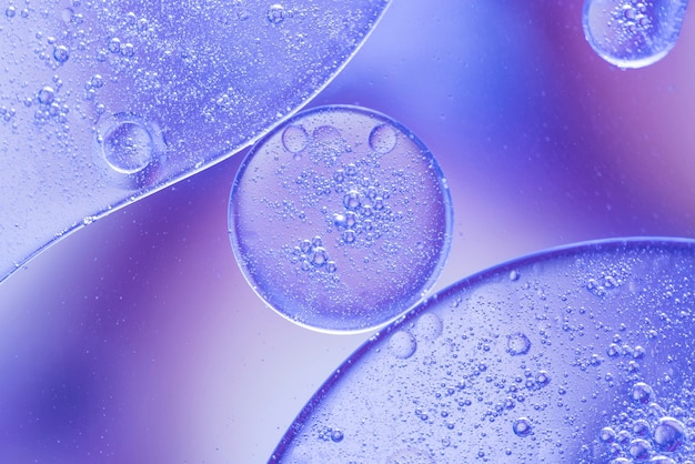 Violetta varie bolle di texture