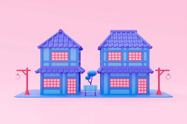 Vista 3D della casa